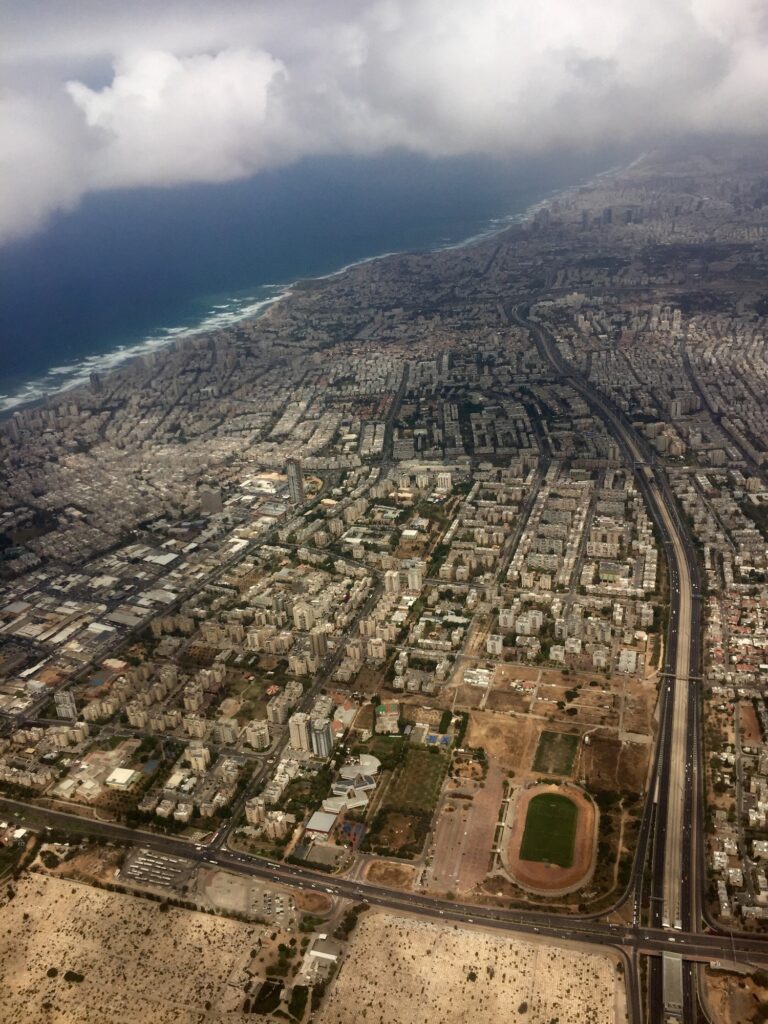 View from plane